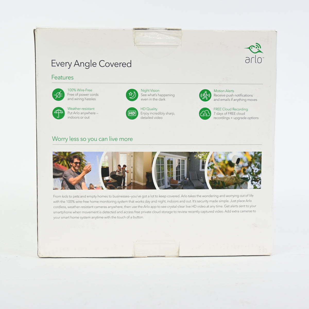 Arlo - Wireless Home Security Night vision, Indoor/Outdoor, HD Video, Wall Mount