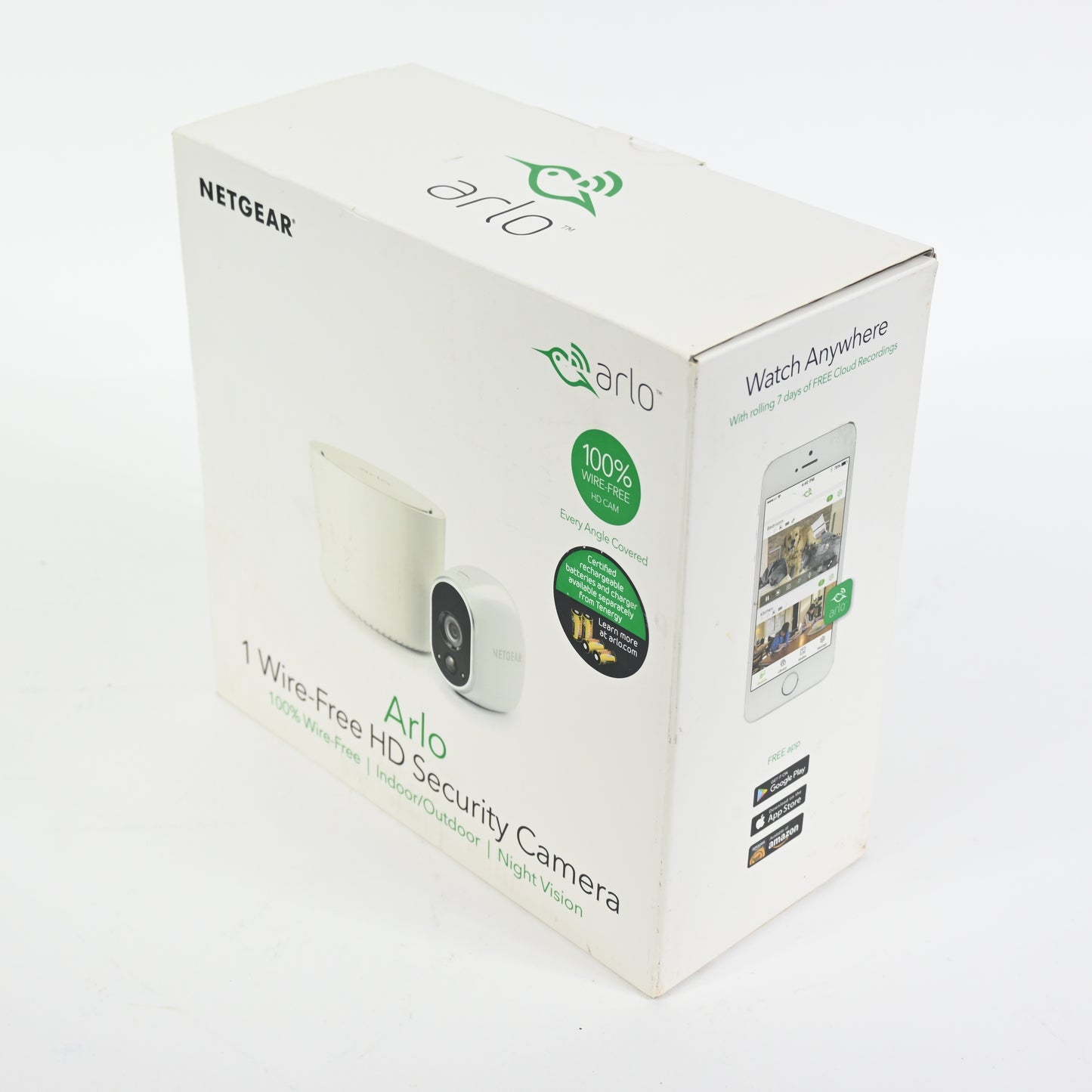 Arlo - Wireless Home Security Night vision, Indoor/Outdoor, HD Video, Wall Mount