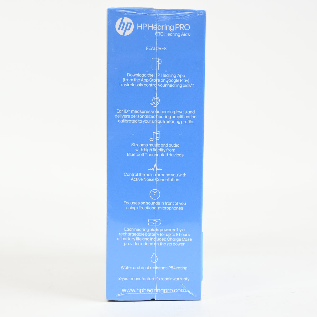 HP Hearing PRO Self-Fitting OTC Hearing Aids (with Bluetooth and ANC) - New