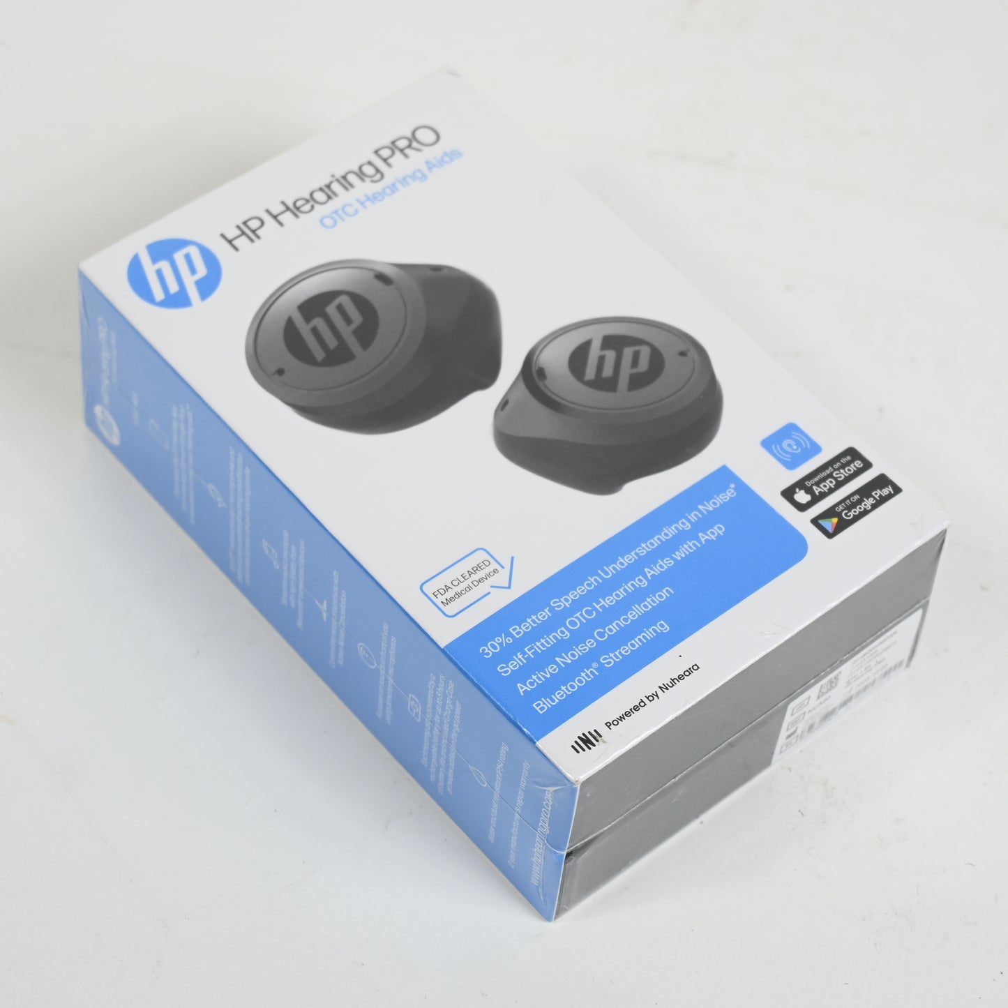 HP Hearing PRO Self-Fitting OTC Hearing Aids (with Bluetooth and ANC) - New