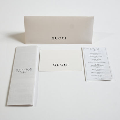 Gucci GG1296S 002 Mens Authentic Sunglasses Black/Silver, 55mm - New