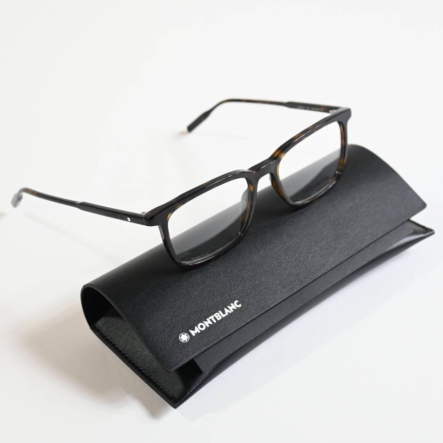 Montblanc MB0197O 002 Mens Authentic Eyeglasses Havana, 53mm - New