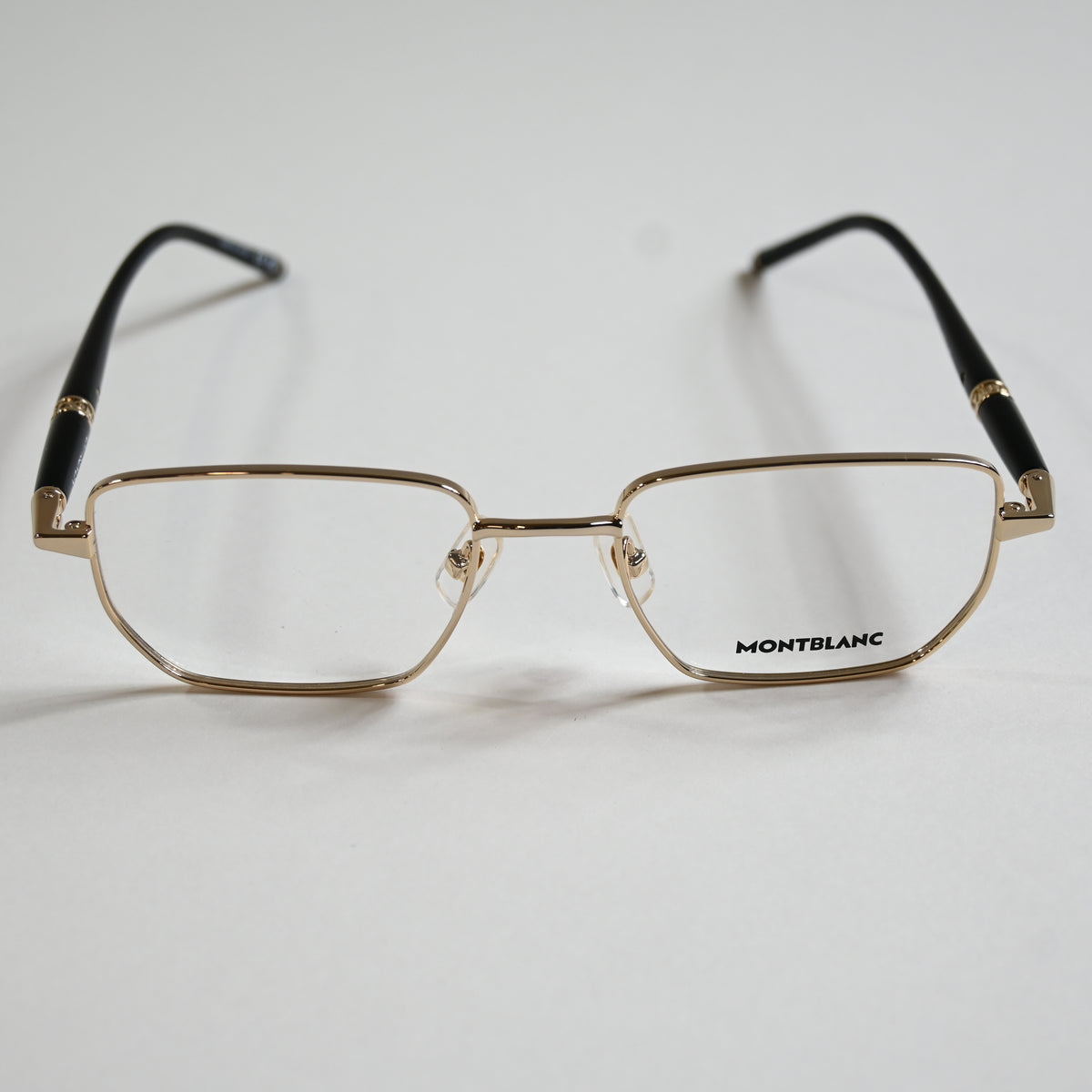 Montblanc MB0347O 001 Mens Authentic Eyeglasses Gold/Black, 52mm - New