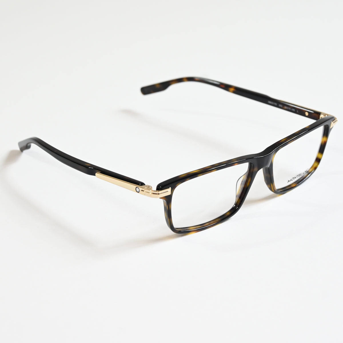 Montblanc MB0217O 002 Mens Authentic Eyeglasses Havana, 55mm - New
