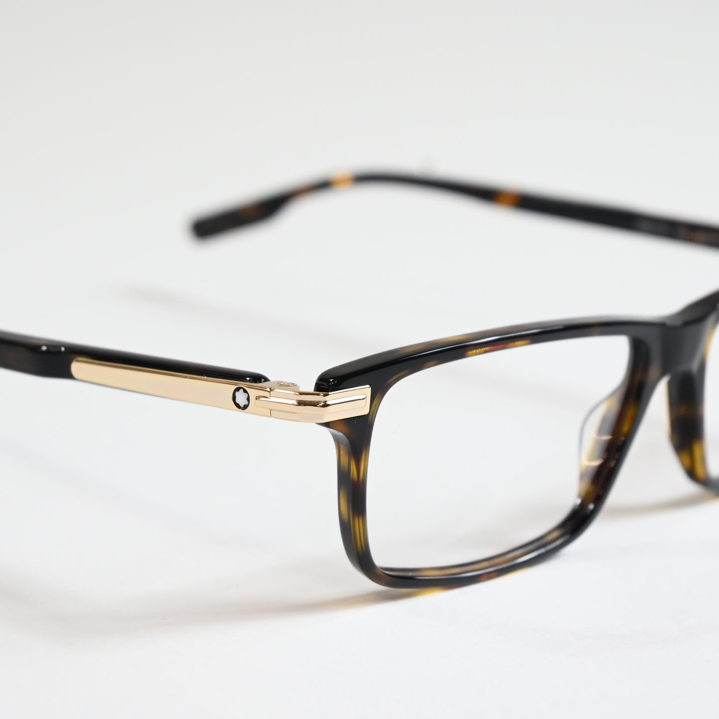 Montblanc MB0217O 002 Mens Authentic Eyeglasses Havana, 55mm - New