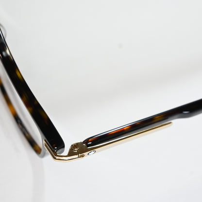 Montblanc MB0217O 002 Mens Authentic Eyeglasses Havana, 55mm - New