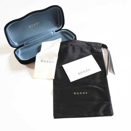 Gucci Women's Winged Cat Eye Sunglasses, One Size