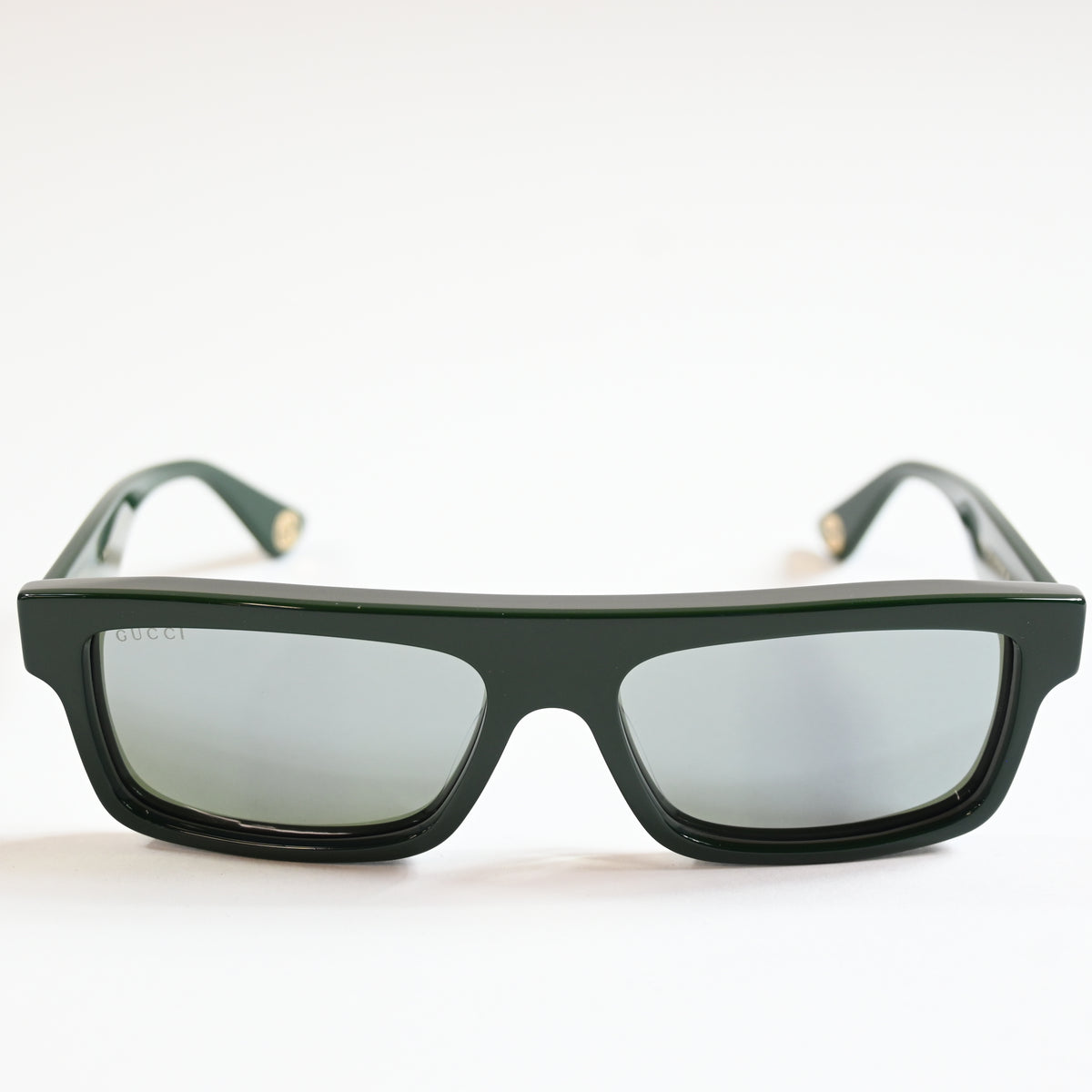 Gucci GG1616S 003 Mens Authentic Sunglasses Black/Green, 57mm - New