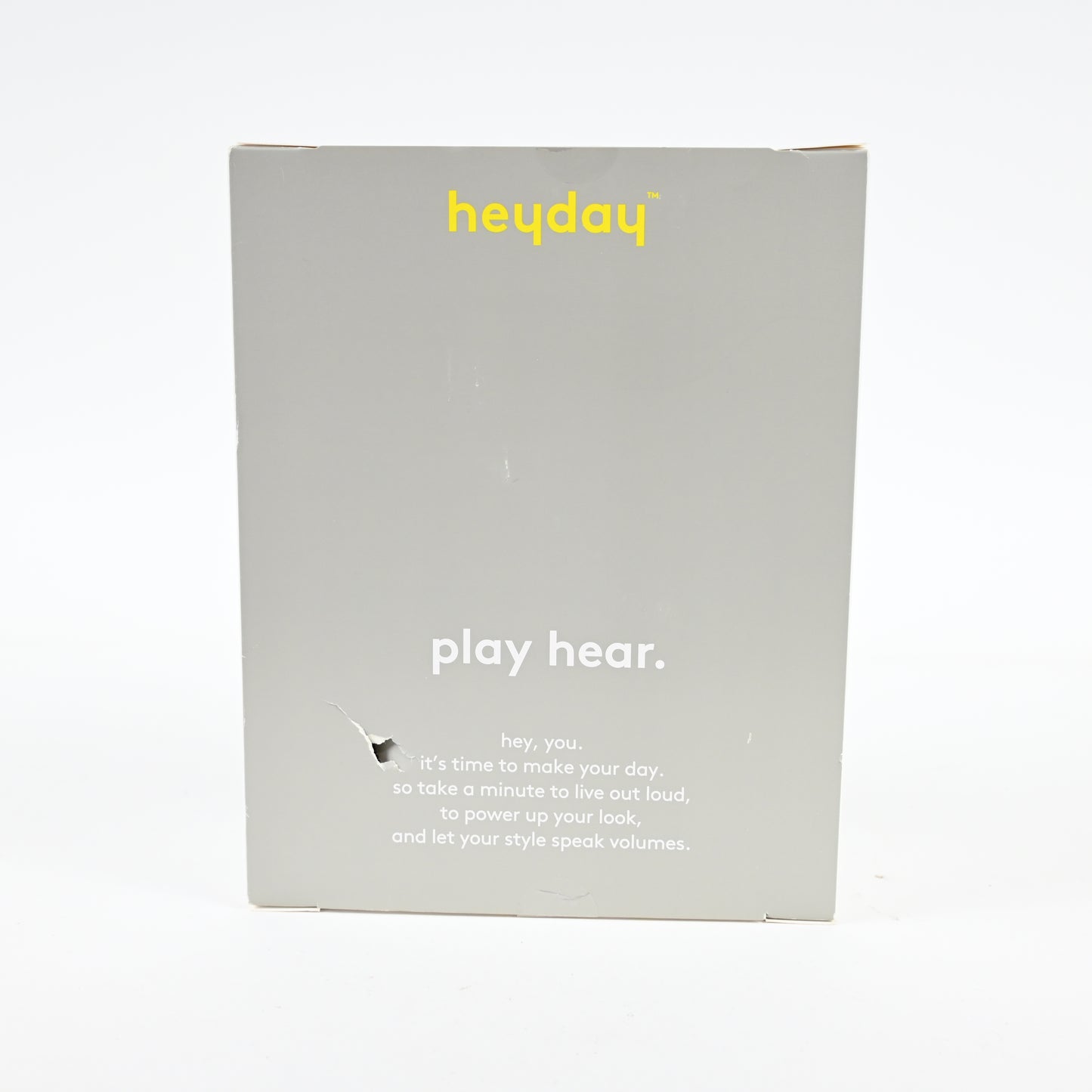 Heyday Wired Headphones - Ivory Audio Headset - New