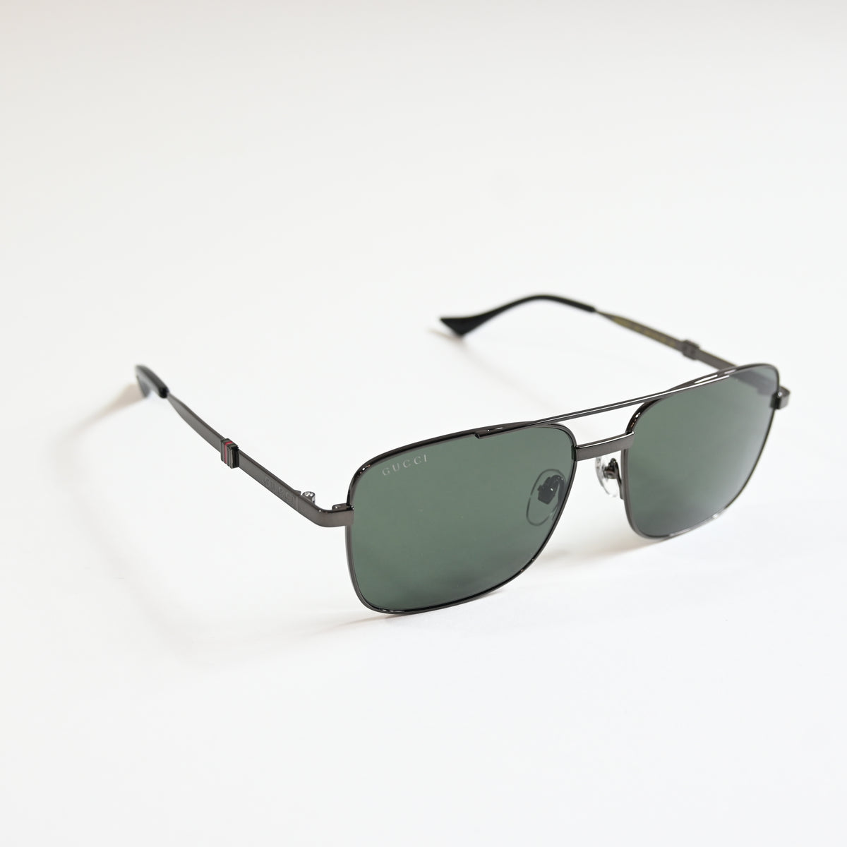 Gucci GG1441S 001 Mens Authentic Sunglasses Ruthenium Gray, 58mm - New