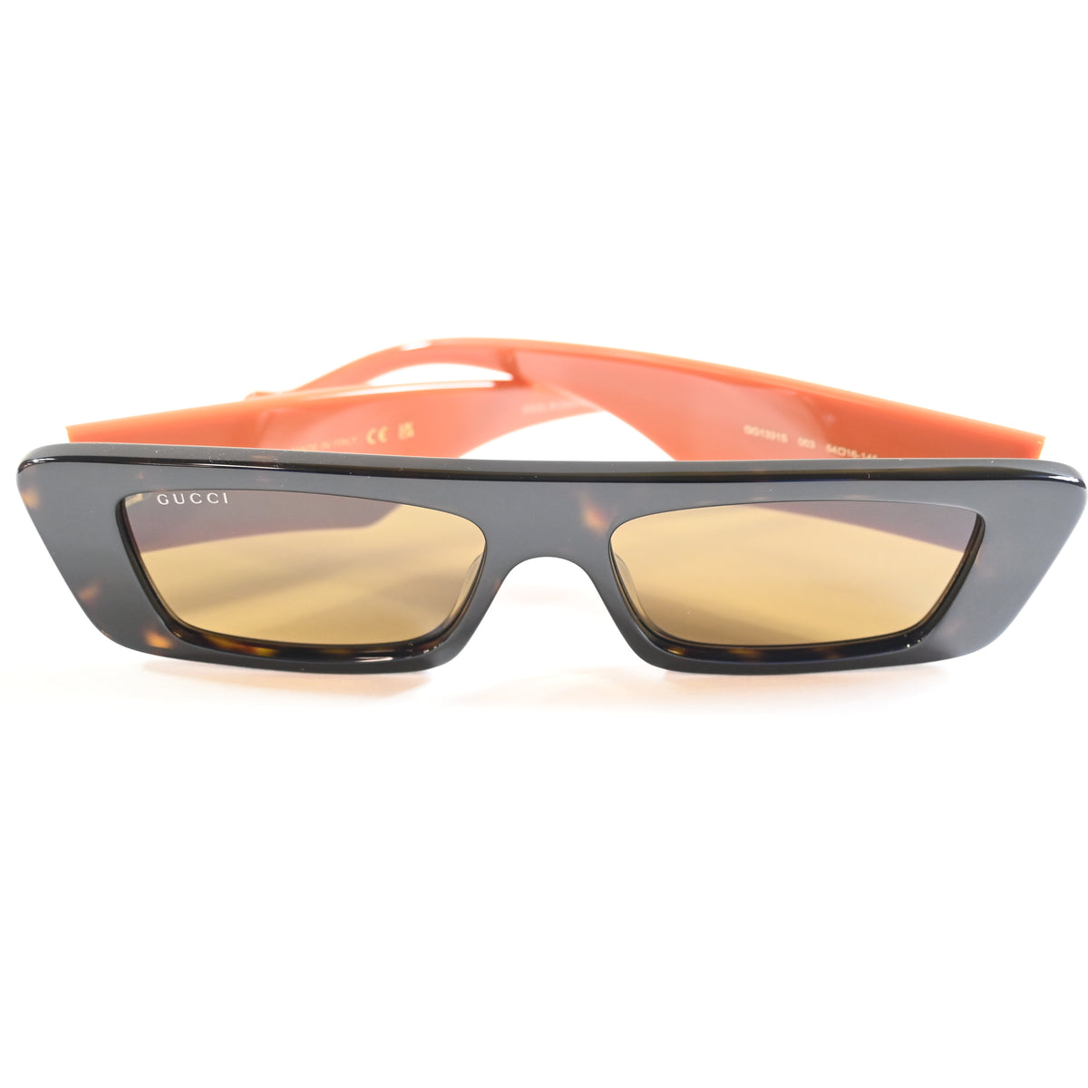 Gucci GG1331S 003 Unisex Authentic Sunglasses Dark Havana/Brown, 54mm - New