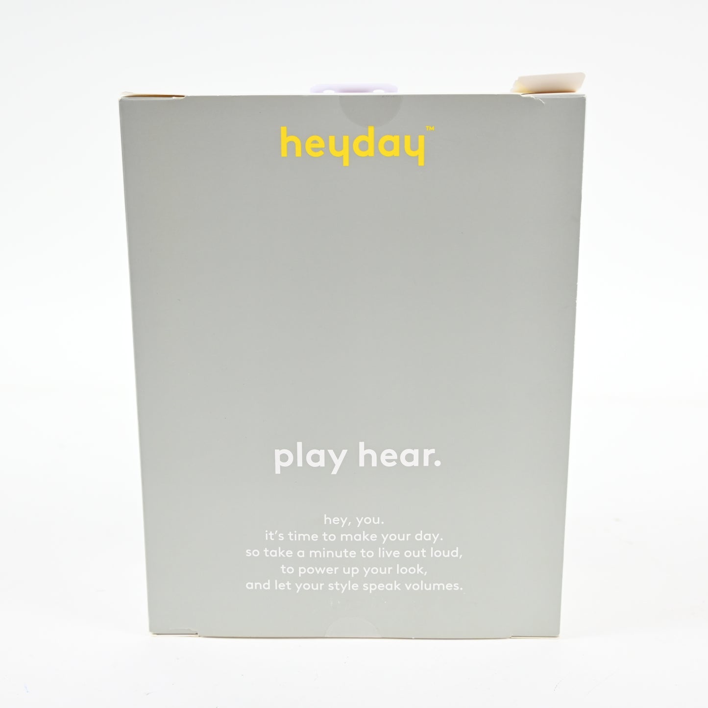 Heyday Wired Headphones - Neon Violet Audio Headset - New