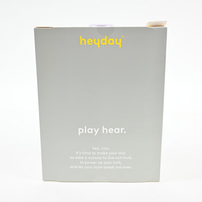 Heyday Wired Headphones - Neon Violet Audio Headset - New