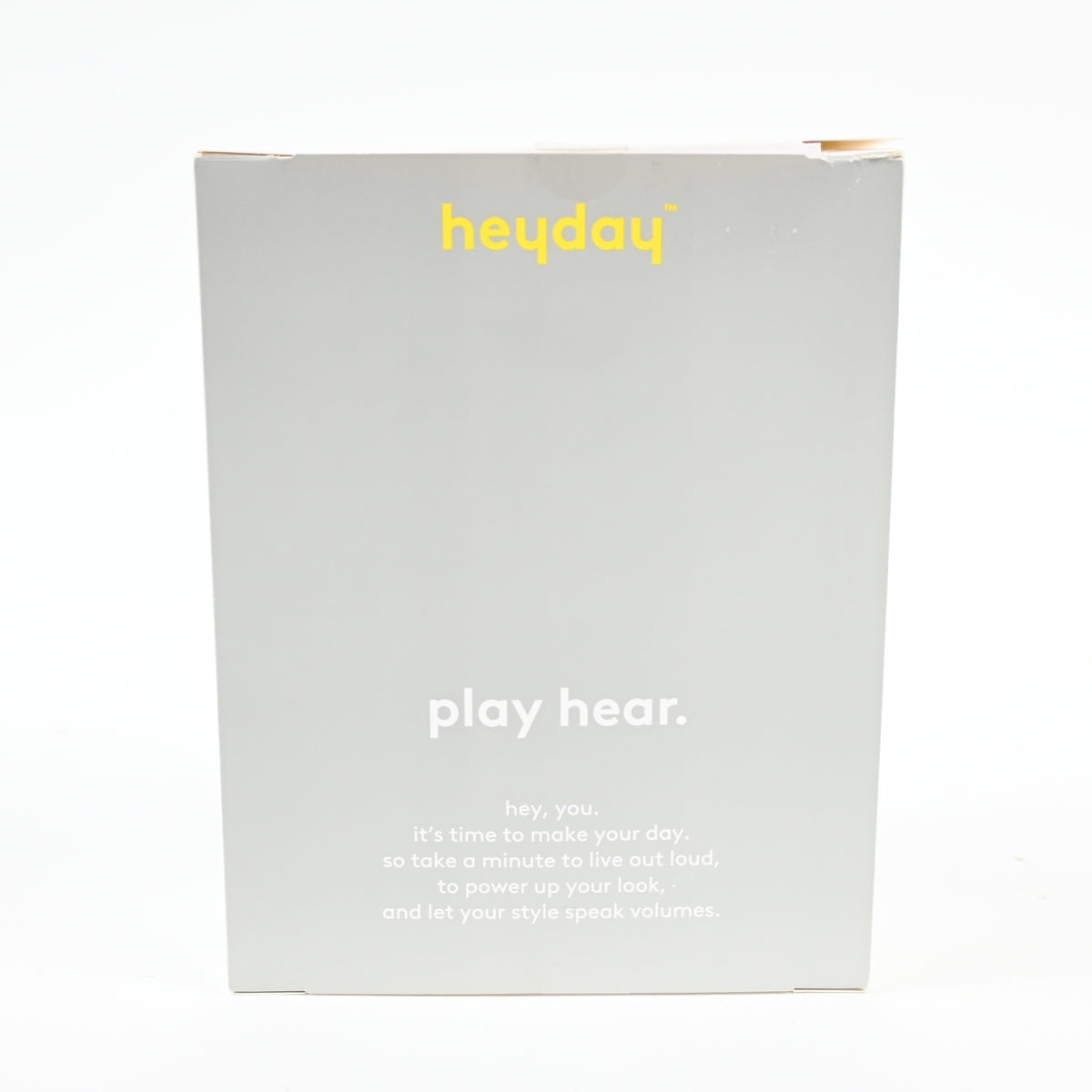 Heyday Wired Headphones - Peach Audio Headset - Open Box