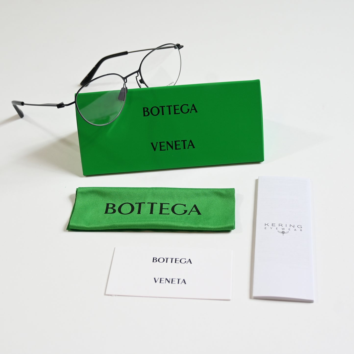 Bottega BV1269O 001 Mens Authentic Eyeglasses Black, 50mm - New