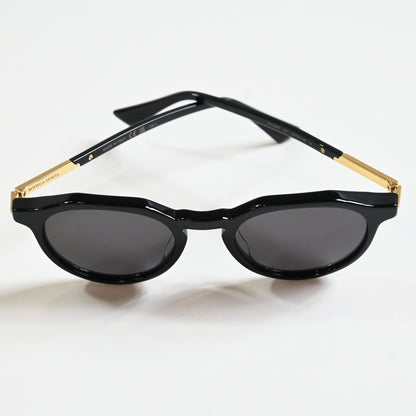 Bottega BV1260S 001 Mens Authentic Sunglasses Black/Gold, 49mm - New