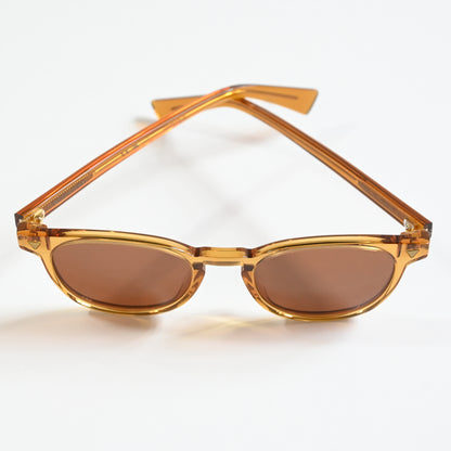 Bottega BV1253S 004 Mens Authentic Sunglasses Clear Yellow, 50mm - New