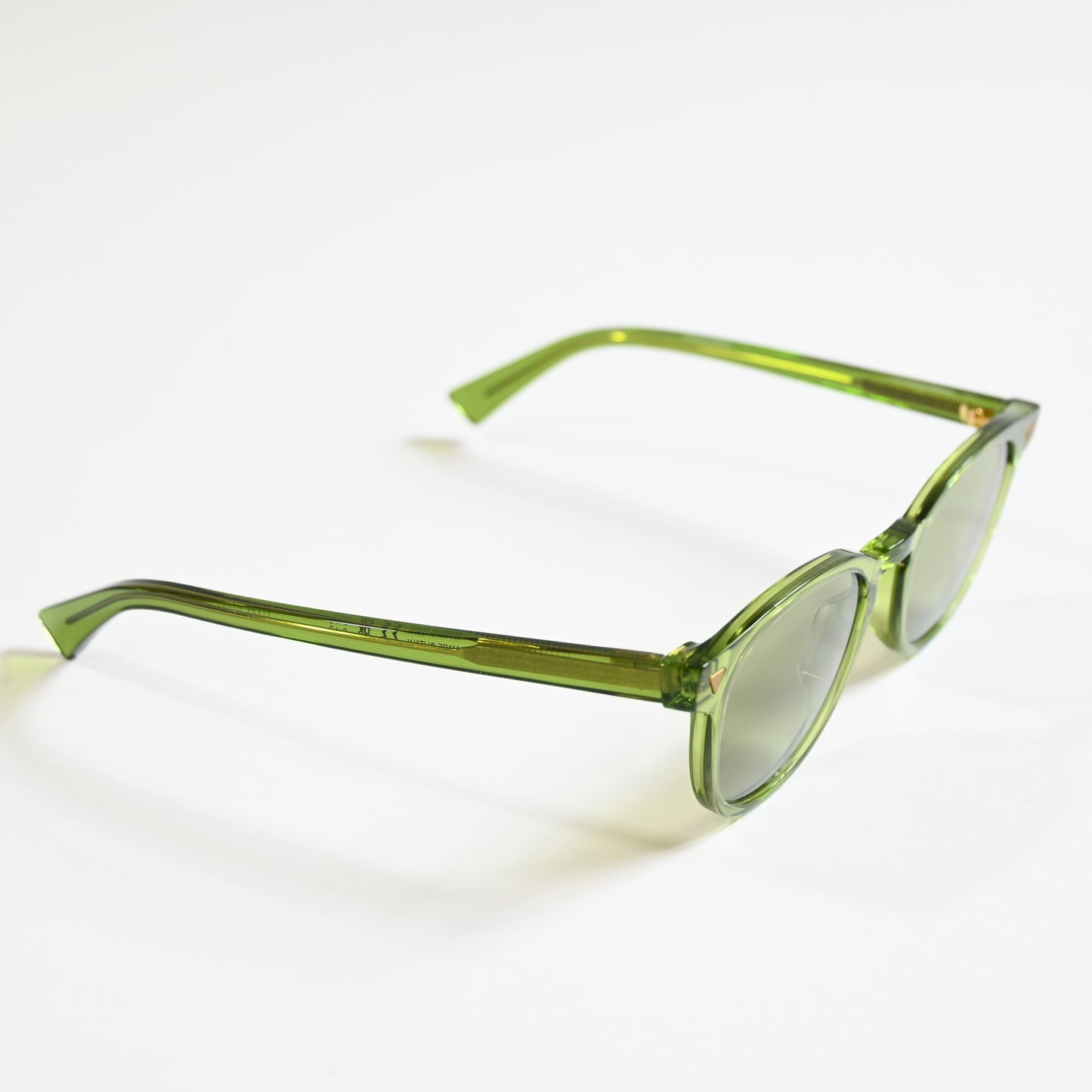 Bottega BV1253S 003 Mens Authentic Sunglasses Clear Green, 50mm - New