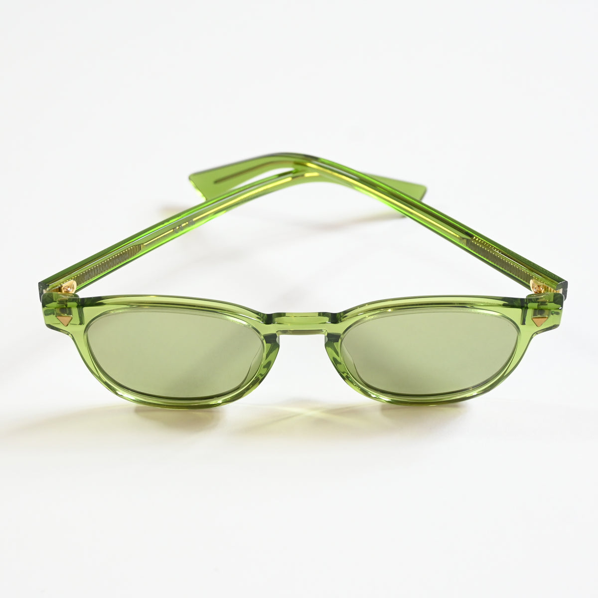 Bottega BV1253S 003 Mens Authentic Sunglasses Clear Green, 50mm - New