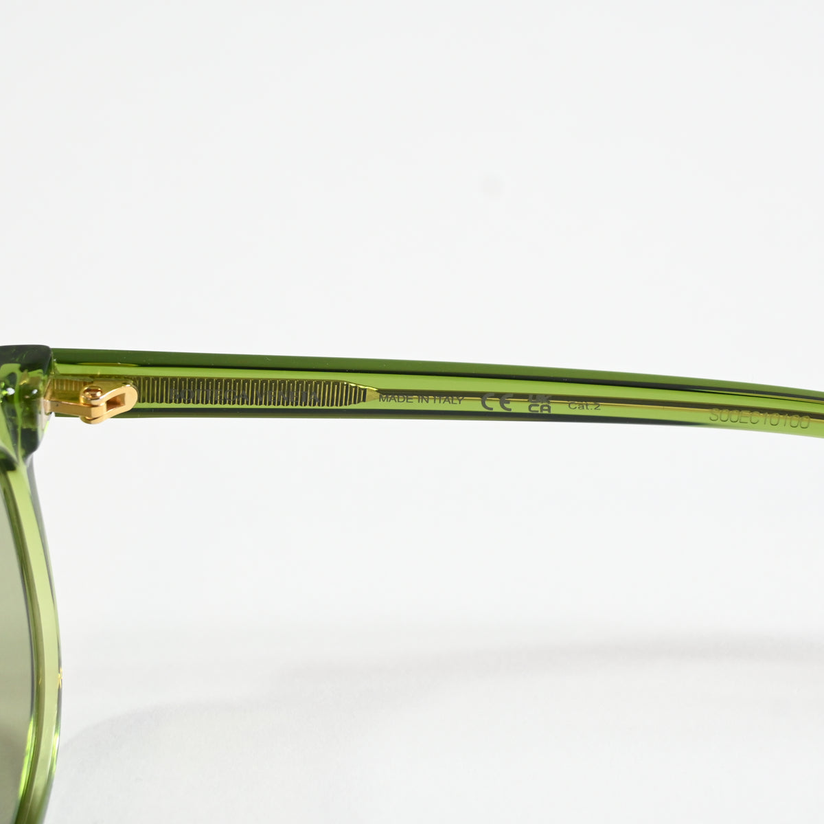 Bottega BV1253S 003 Mens Authentic Sunglasses Clear Green, 50mm - New