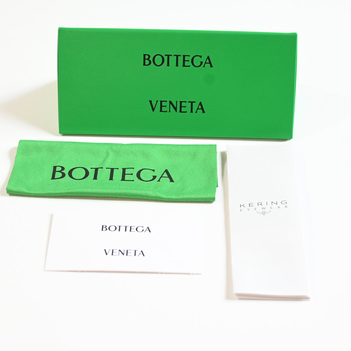 Bottega BV1253S 003 Mens Authentic Sunglasses Clear Green, 50mm - New