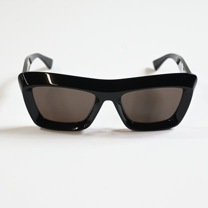 Bottega BV1283S 001 Womens Authentic Sunglasses Black/Gold, 53mm - New