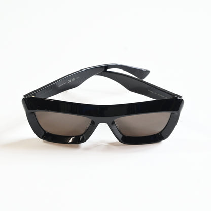 Bottega BV1283S 001 Womens Authentic Sunglasses Black/Gold, 53mm - New