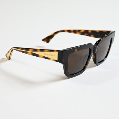 Bottega BV1276S 002 Womens Authentic Sunglasses Havana/Gold, 52mm - New