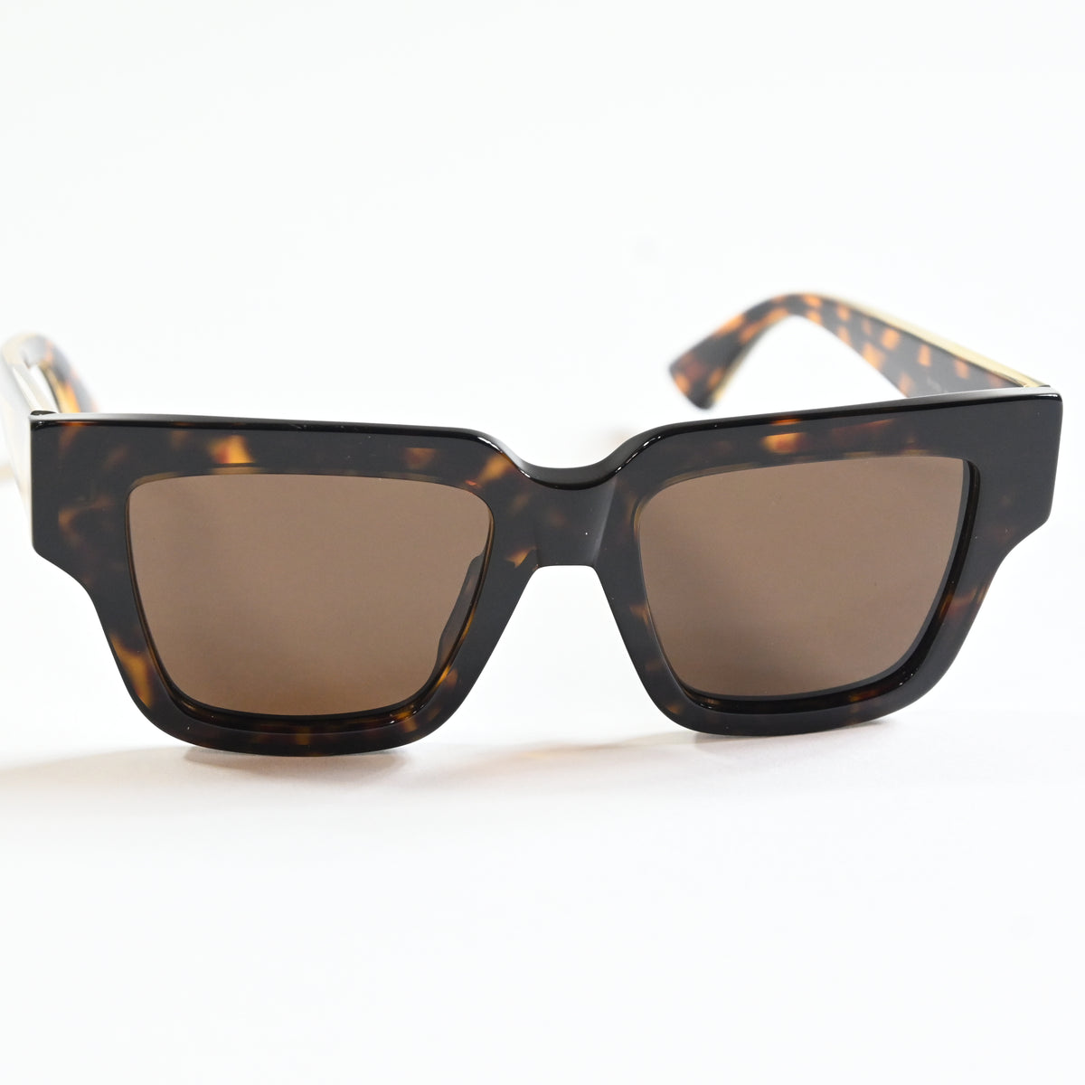 Bottega BV1276S 002 Womens Authentic Sunglasses Havana/Gold, 52mm - New