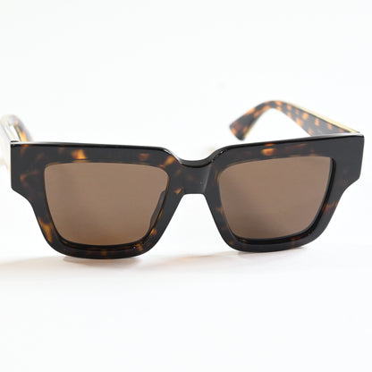 Bottega BV1276S 002 Womens Authentic Sunglasses Havana/Gold, 52mm - New
