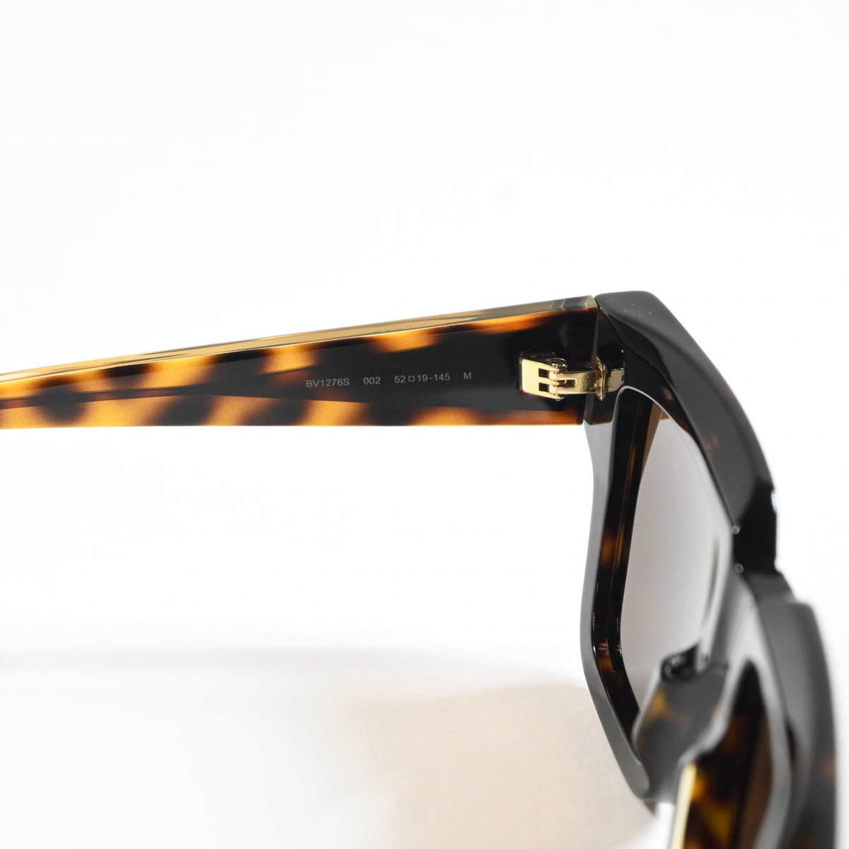 Bottega BV1276S 002 Womens Authentic Sunglasses Havana/Gold, 52mm - New