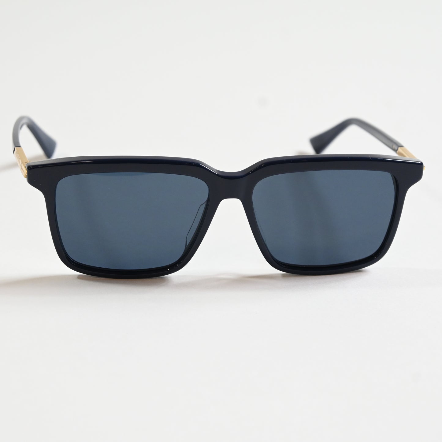 Bottega BV1261S 003 Mens Authentic Sunglasses Blue/Gold, 56mm - New