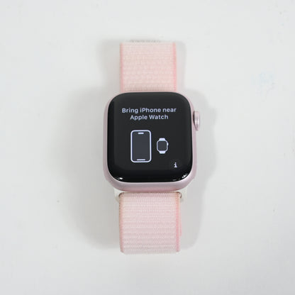 Apple Watch Series 9 GPS 41mm S/M Sport Band Pink MR933LW/A - Open Box