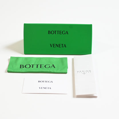 Bottega BV1261S 003 Mens Authentic Sunglasses Blue/Gold, 56mm - New