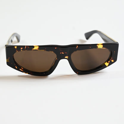Bottega BV1277S 002 Womens Authentic Sunglasses Havana/Gold, 57mm - New