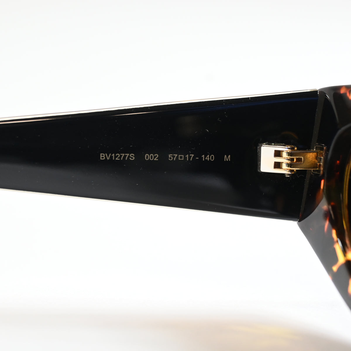 Bottega BV1277S 002 Womens Authentic Sunglasses Havana/Gold, 57mm - New