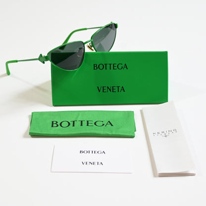 Bottega BV1186S 004 Womens Authentic Sunglasses Lime/Black, 59mm - New