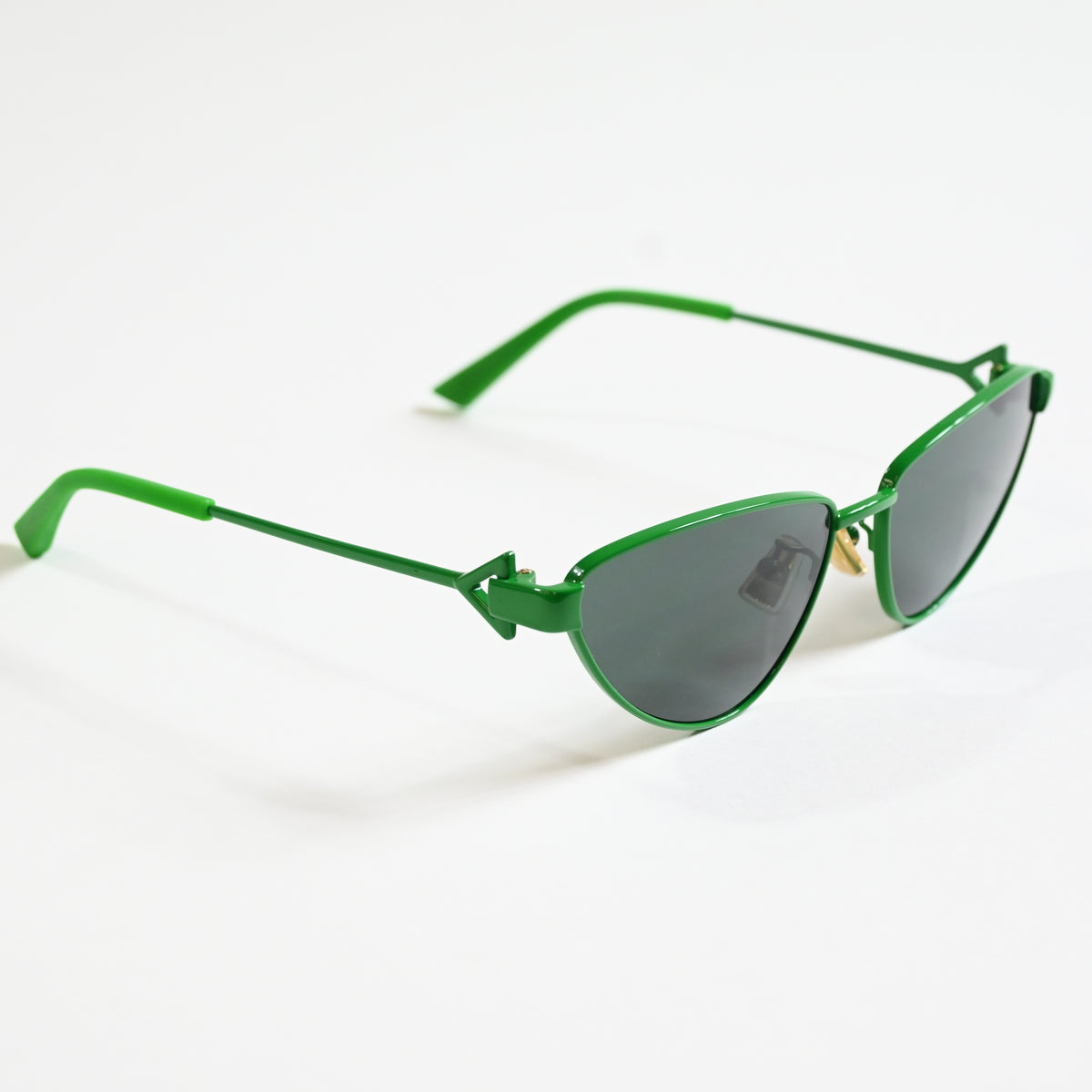 Bottega BV1186S 004 Womens Authentic Sunglasses Lime/Black, 59mm - New