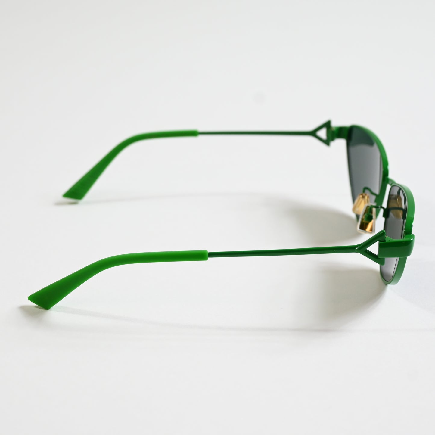 Bottega BV1186S 004 Womens Authentic Sunglasses Lime/Black, 59mm - New
