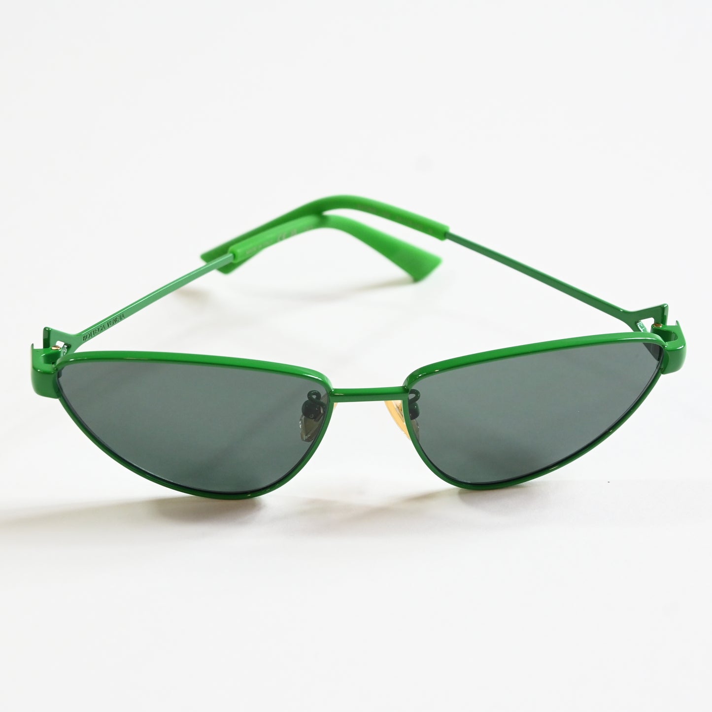 Bottega BV1186S 004 Womens Authentic Sunglasses Lime/Black, 59mm - New