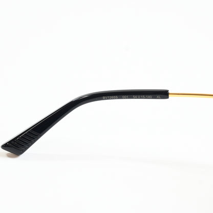 Bottega BV1265S 001 Womens Authentic Sunglasses Black/Gold, 54mm - New
