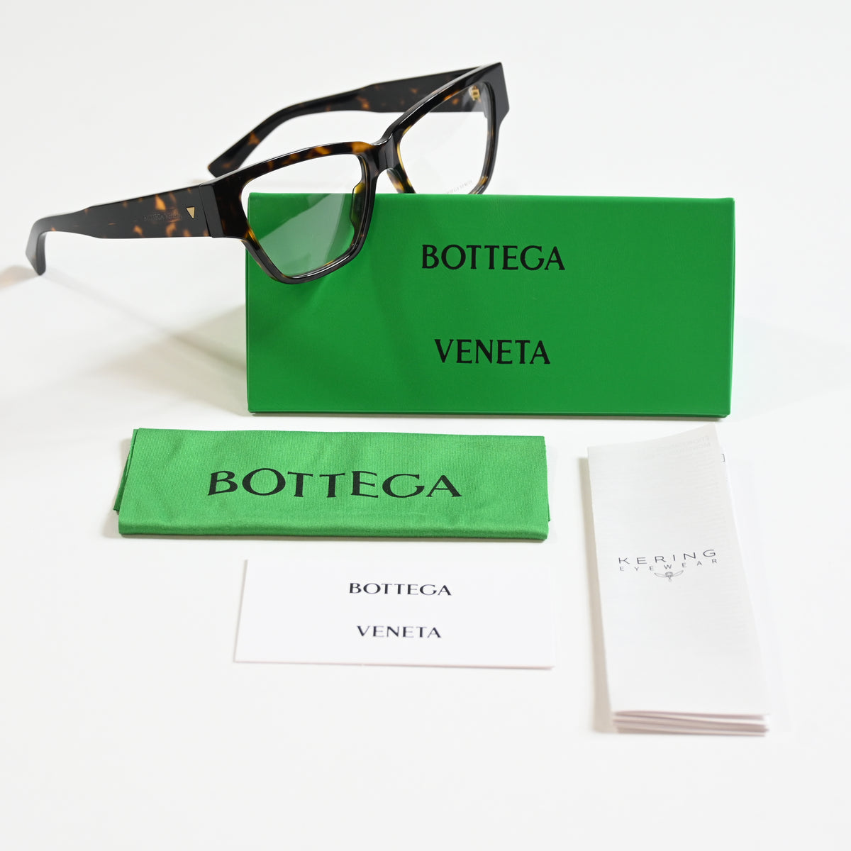 Bottega BV1288O 002 Womens Authentic Eyeglasses Havana, 55mm - New