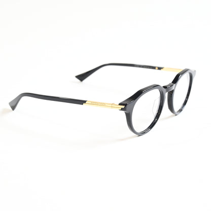 Bottega BV1263O 001 Men's Authentic Eyeglasses Black/Gold, 48mm - New