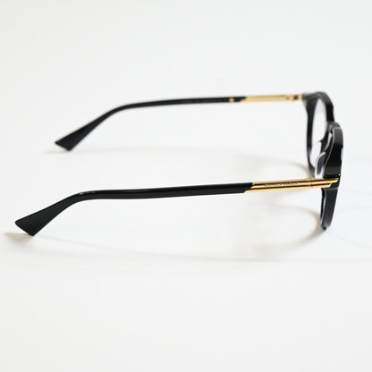 Bottega BV1263O 001 Men's Authentic Eyeglasses Black/Gold, 48mm - New
