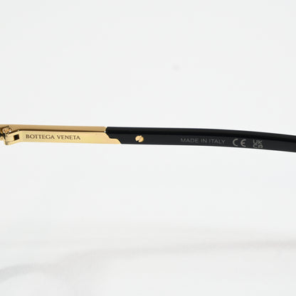 Bottega BV1263O 001 Men's Authentic Eyeglasses Black/Gold, 48mm - New