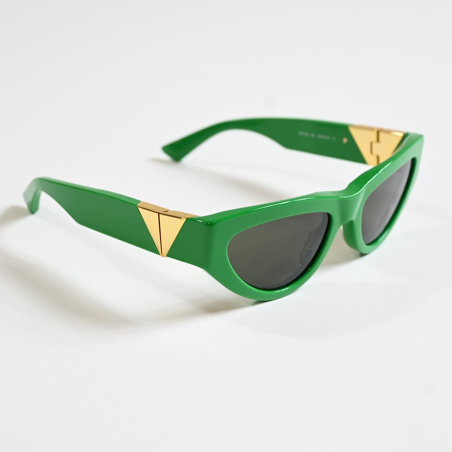 Bottega BV1176S 003 Womens Authentic Sunglasses Lime/Gold, 55mm - New