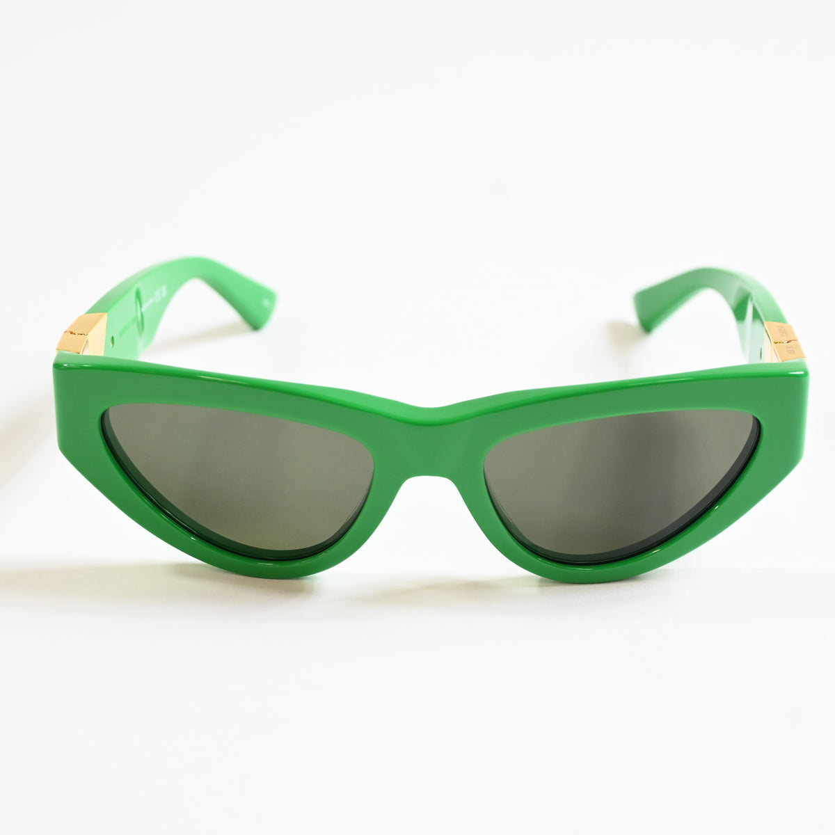 Bottega BV1176S 003 Womens Authentic Sunglasses Lime/Gold, 55mm - New