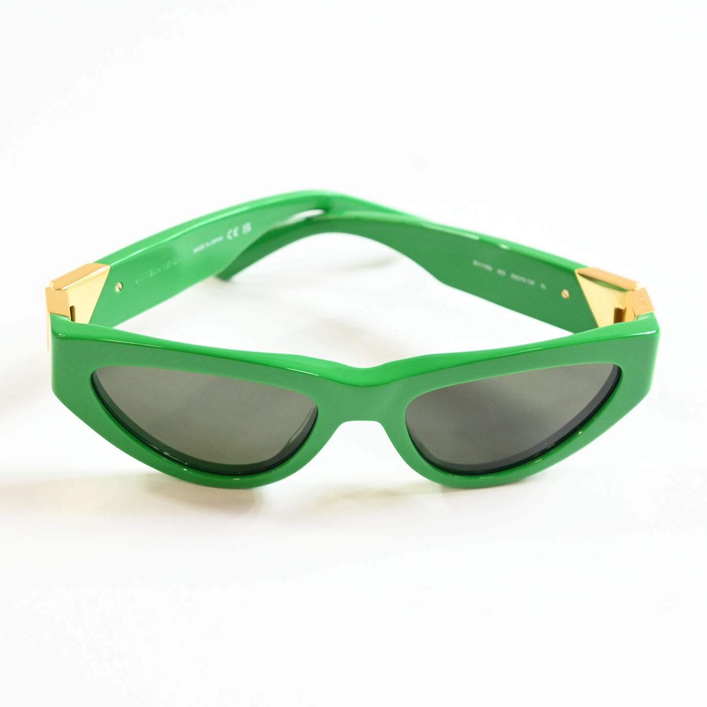 Bottega BV1176S 003 Womens Authentic Sunglasses Lime/Gold, 55mm - New