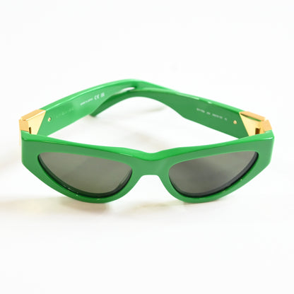 Bottega BV1176S 003 Womens Authentic Sunglasses Lime/Gold, 55mm - New