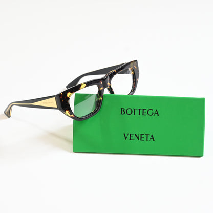 Bottega BV1279O 002 Womens Authentic Eyeglasses Havana/Gold, 51mm - New